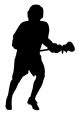 Magnet - Decal - Male Lacrosse Player